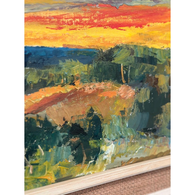 Kurt Lundberg, Landscape (Sörmlands Nalar Räven), 1950s, Oil on Canvas, Framed For Sale - Image 5 of 18