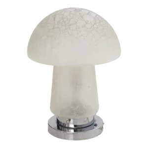 Glass Mushroom Table Lamp, 1970s