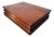 Vintage Hardwood Document Box With Hinged Lid For Sale