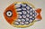 Mid-Century Modern MCM Italian Hand Painted Desimone Family of Ceramic Fish Plates For Sale - Image 3 of 8