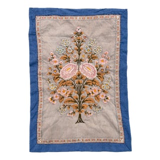 Vintage English Flora Tapestry, 1970s For Sale