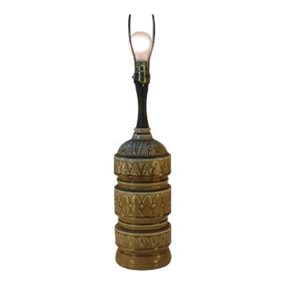1960s Mid Century Modern Hollywood Regency Ceramic Table Lamp For Sale