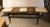 Cream Ebonized Jansen Style Coffee Table With a Greek Key Design and Leather Top For Sale - Image 8 of 13