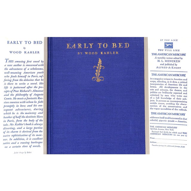 KAHLER, Wood Alfred A. Knopf, Inc. 1928 7 3/4" x 5 3/8" Jacket design by Bobri A hilarious yarn about the Countess...