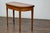 English 19th Century Neoclassical Demi-Lune Game Table with Inlaid Apron For Sale - Image 12 of 12