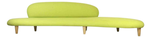 Freeform Sofa in Wood and Fabric by Isamu Noguchi, Vitra, Germany, 2002