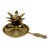 Brass Pineapple Candlestick Holder For Sale