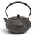 Black 20th Century Oigen Nanbu Seieido Nambu Cast-Iron Pine and Crane Tetsubin For Sale - Image 8 of 16