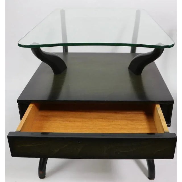 Mid 20th Century Mid Century One-Drawer Stands after Pearsall - A Pair For Sale - Image 5 of 12