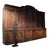 Large double-body library sideboard, on the front it has three pairs of paneled doors with characteristic frames, also...