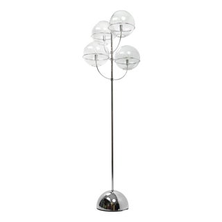 Vintage Lyndon Floor Lamp by Vico Magistretti for Oluce, 1970s For Sale