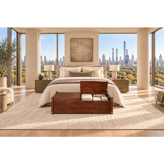 Brazilian Rosewood “Sabará” Trunk by Sergio Rodrigues, Brazil, circa 1965 — Lot 1124 For Sale - Image 9 of 18