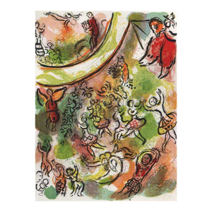 Chagall Original Lithograph Frontispiece Paris Opera 1966