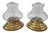 Vintage Wall Sconces in Brass and Cut Glass, 1970s, Set of 2 For Sale
