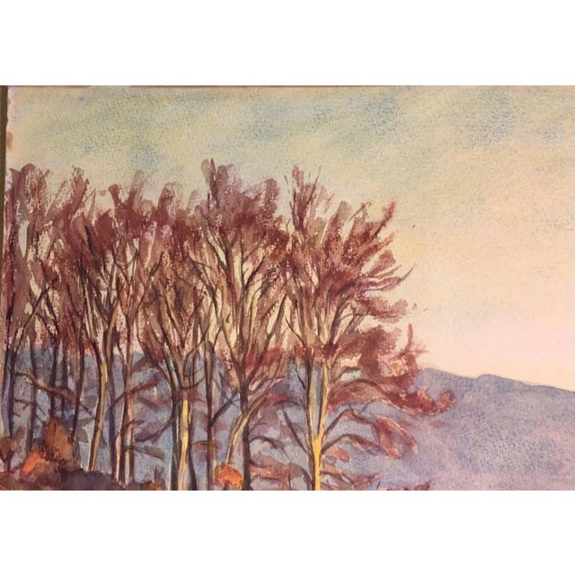 Bender Fritz, Erdbach Breitscheid Central Hesse Landscape, 1961, Oil on Canvas For Sale - Image 3 of 13