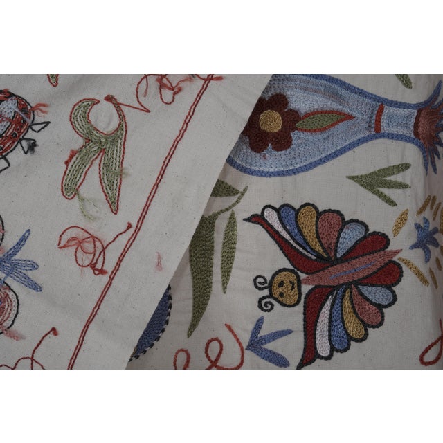Suzani Pictorial Wall Decor For Sale - Image 9 of 10