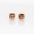 Golden Sheen Sapphire Earrings With Natural Diamond Accents in Solid 14k Gold, Pair For Sale In Columbus - Image 6 of 7
