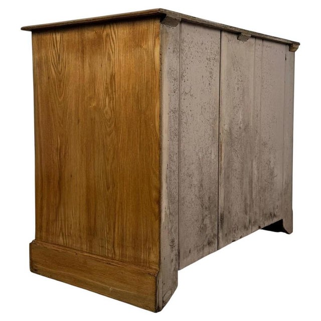 Brown Antique English Ash Chest of Drawers, 1900s For Sale - Image 8 of 12