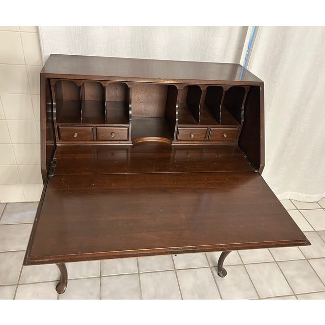 Ethan Allen 1980s Ethan Allen Secretary Desk For Sale - Image 4 of 6