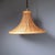 Height Adjustable Rattan Pendant Lamp, 1980s For Sale - Image 3 of 7