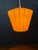 Vintage Mid-Century Modern Resin and Metal Cocoon Pendant Lamp Shade For Sale - Image 10 of 12