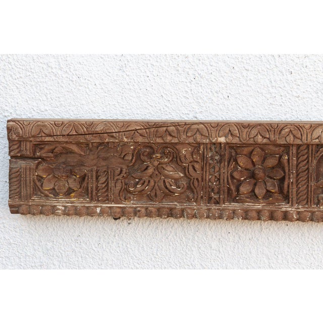 19th Century 19th Century Carved Floral Rosettes Panel For Sale - Image 5 of 7