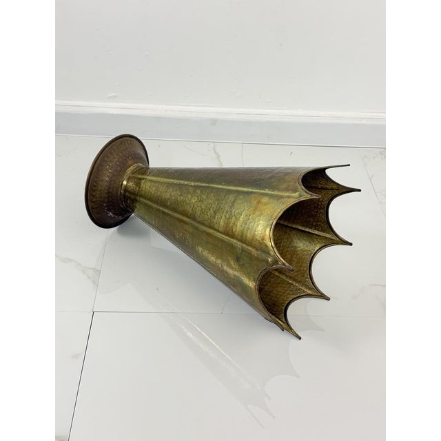 Mid-Century Brass Umbrella Stand, 1950s For Sale - Image 6 of 10