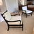 Pair of Large Scale Ladder Back Chairs A traditional ladder back is given a slightly less formal vibe with a rattan seat...