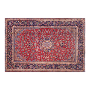1960s 9'11" X 13'10" Hand-Knotted Wool Area Rug - Traditional Medallion