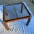 Mid 20th Century Lucite Glass Panel End Table in Faux Tortoiseshell For Sale - Image 5 of 12