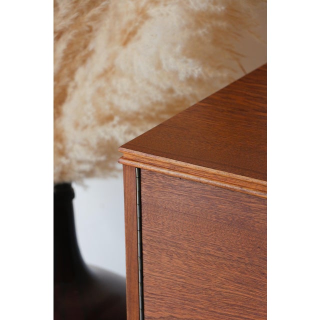 Small Scandinavian Style Sideboard from Sapele, 1960s For Sale - Image 14 of 18