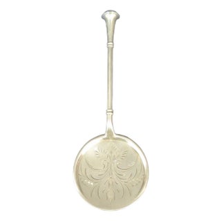 Vintage Turn of the Century Sterling Silver Tomato Server For Sale