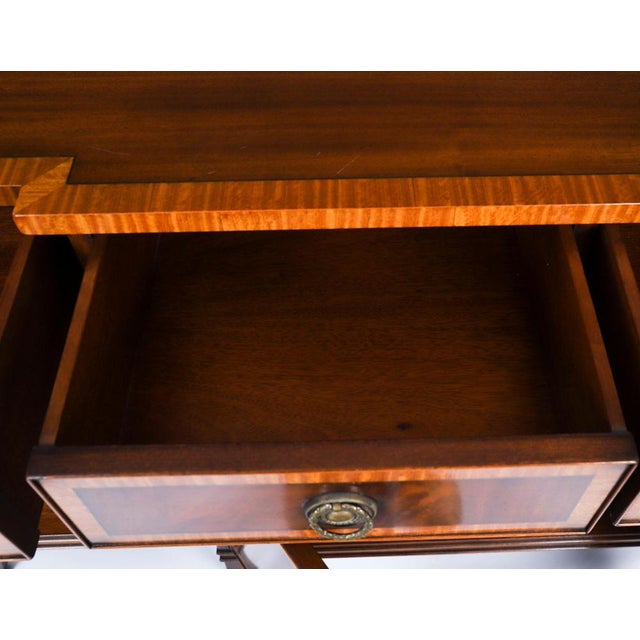 Vintage Flame Mahogany Sideboards from Harrods, Late 20th Century, Set of 2 For Sale - Image 10 of 18