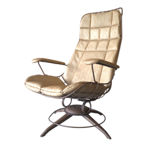Vintage Mid Century Modern Homecrest Fiesta Lounger Rocker