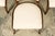 Set of 6 French Art Deco Walnut Dining Chairs in Ivory Ribbed Upholstery, 1930s For Sale - Image 4 of 18