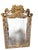 Mid 20th Century Large Baroque-Style Gilt Carved Lion Crest Mirror, 52” X 34” For Sale - Image 5 of 11