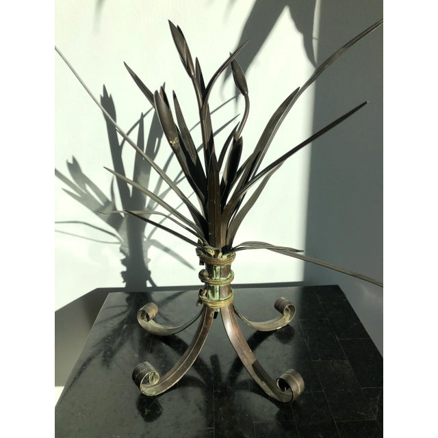 Bronze Late 19th Century French Bronze Sheaf of Wheat - a Pair For Sale - Image 8 of 11