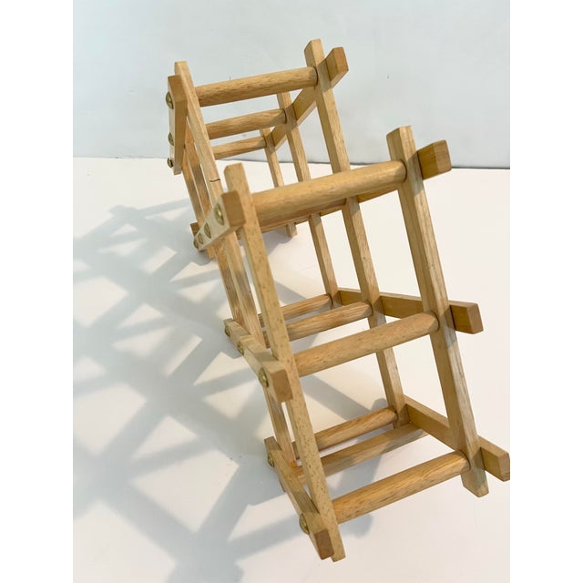 Vintage Collapsible Wine Bottle Holder For Sale - Image 10 of 10