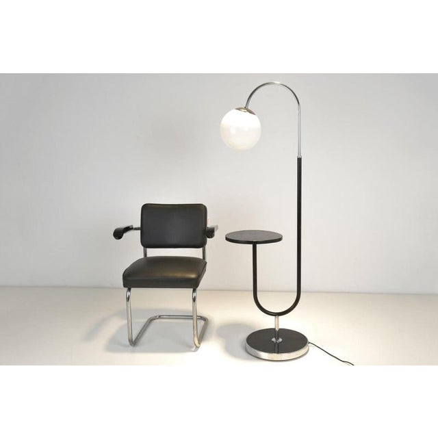 Height-Adjustable Floor Lamp by Josef Hurka for Napako, Czech Republic, 1935 For Sale - Image 11 of 16