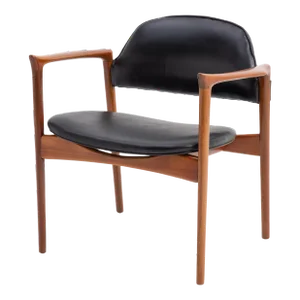 Ib Kofod Larsen Selig Denmark Danish Teak Armchair Floating Seat Restored