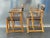 Ranch Oak Vintage Mid-Century Ranch Oak Leather Strapped Arm Chairs - A Pair For Sale - Image 4 of 11
