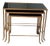 Mid-Century Bamboo Look Nesting Tables attributed to Maison Baguès, 1960s, Set of 3 For Sale