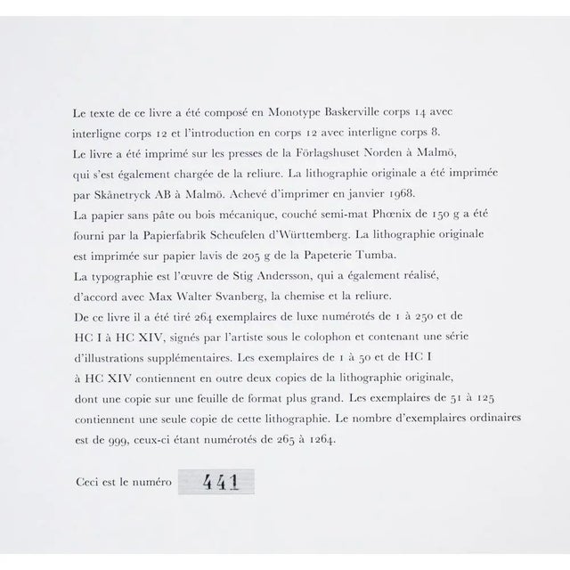 1968 Max Walter Svanberg Composition No. 6, Original Period Gold Leaf Lithograph For Sale - Image 11 of 13