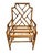1970s Vintage Bamboo & Rattan Arm Chairs - Set of 2 For Sale - Image 5 of 11