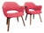 Pair of Eero Saarinen for Knoll Executive Armchairs With Walnut Legs For Sale