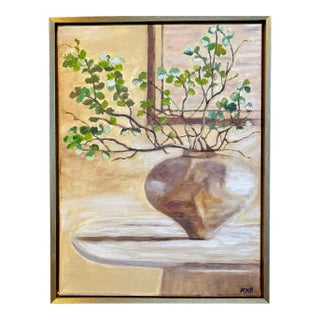 Contemporary Impressionist Style Original Still Life Painting For Sale