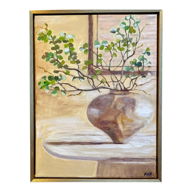 Contemporary Impressionist Style Original Still Life Painting For Sale