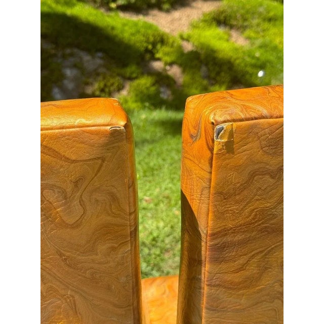 Set of 6 Parsons Dining Chairs by Milo Baughman for Thayer Coggin For Sale - Image 10 of 12