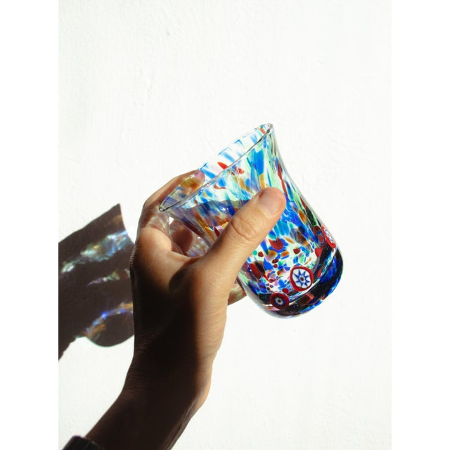 Blue Glasses by Mariana Iskra for Ribes, 2010, Set of 6 For Sale - Image 8 of 18