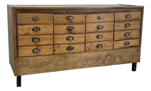 16 Drawer Shop Counter, 1930s